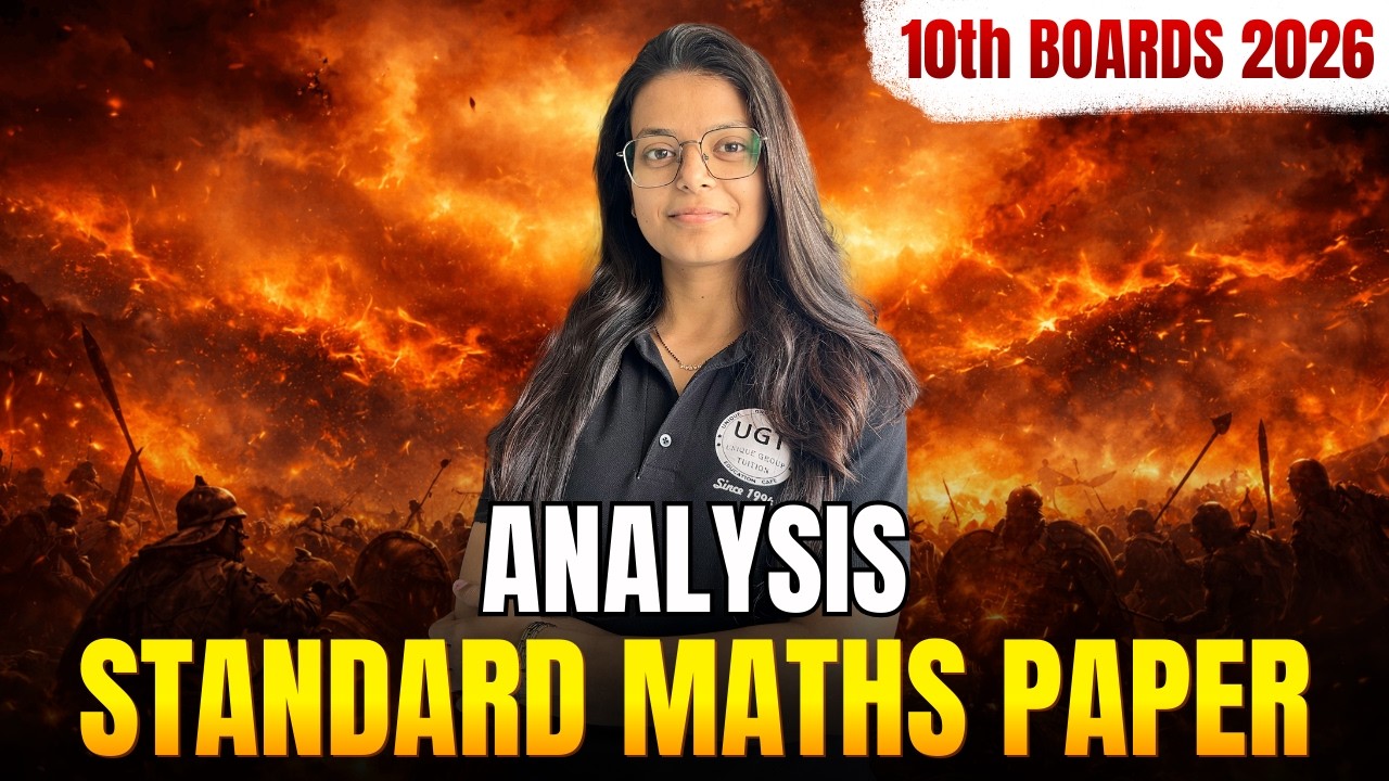 10th GSEB Standard Maths Exam Analysis | Board Paper Solution 2026 | 10th Boards March 2026 | UGT