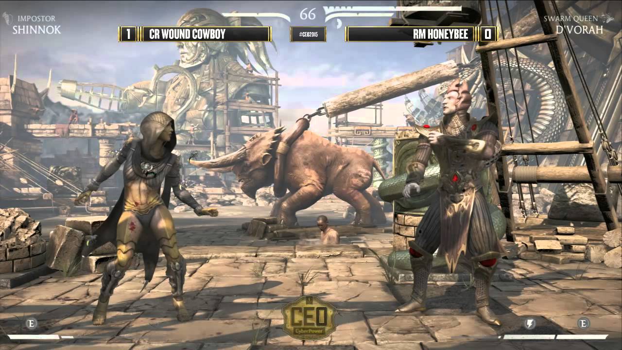 CEO 2015 - MKX - Top 16 - cR Wound Cowboy (Shinnok) vs RM Honeybee (D'Vorah)