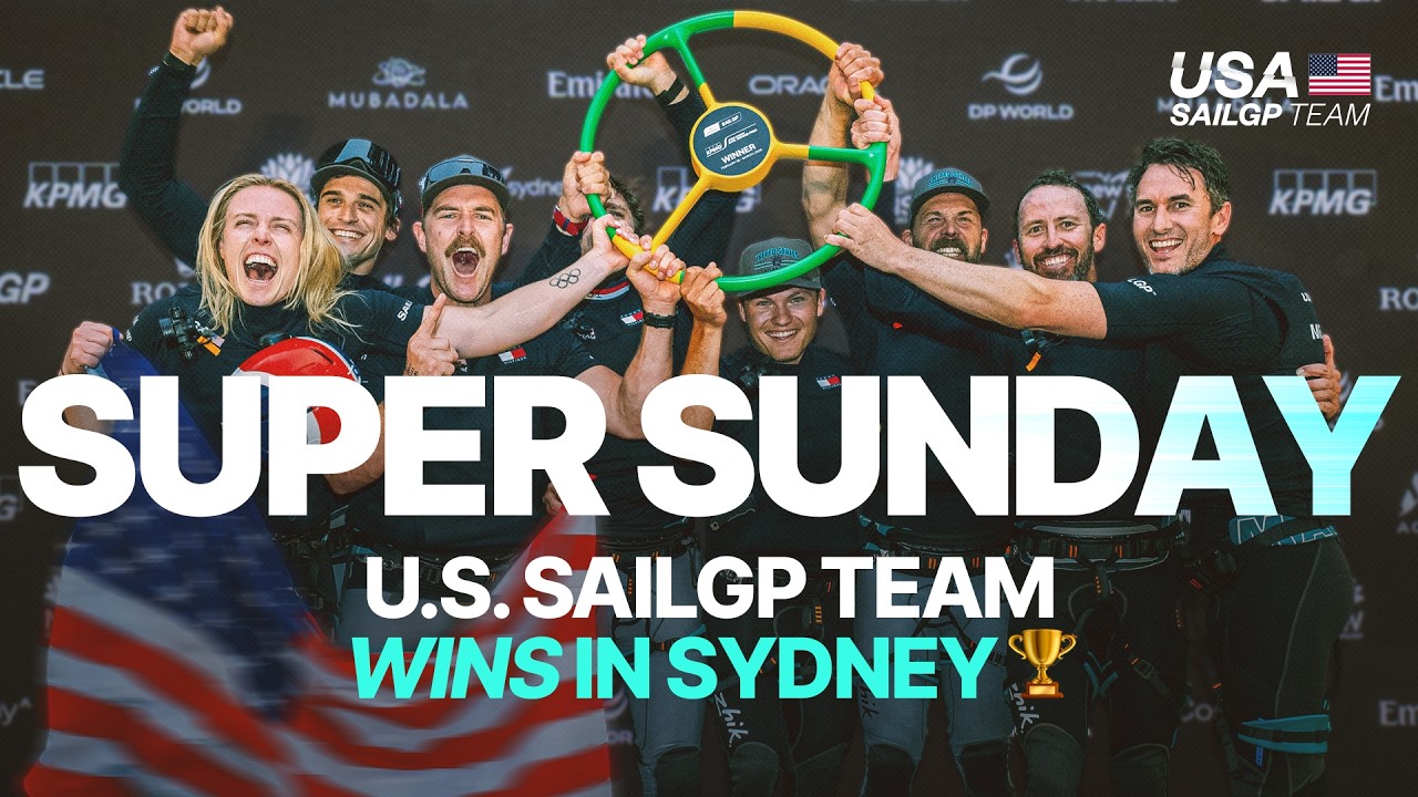 U.S. SailGP Team wins Sydney Sail Grand Prix | Celebrations, reaction & unseen footage 🥇 🇺🇸 🍾