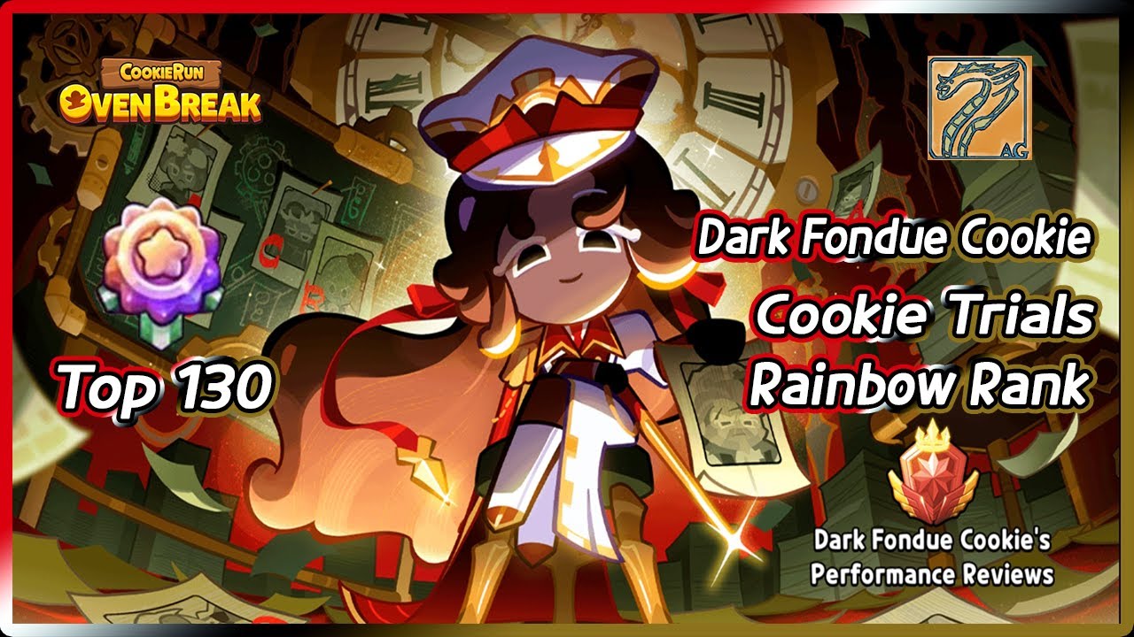 CROB - Dark Fondue Cookie - Cookie Trials Rainbow Rank (TOP 130 REACHED)