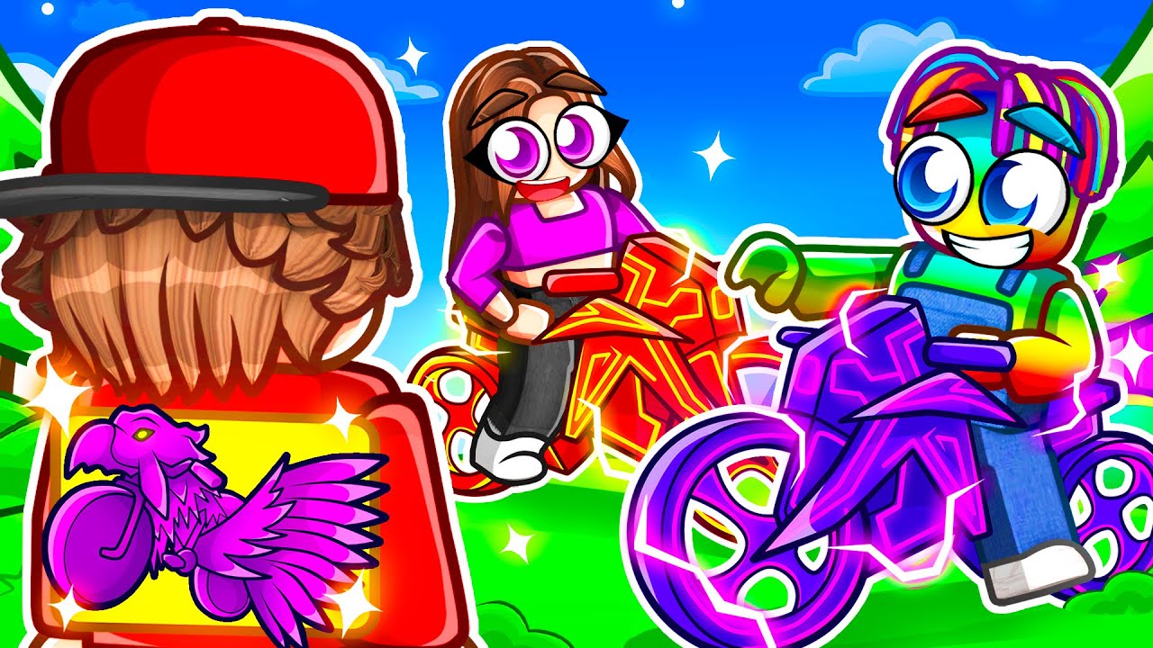 Je triche face à 2 NOOB dans Roblox BIKE OBBY !