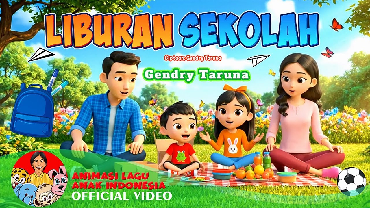 Liburan Sekolah &ndash; Gendry Taruna | Official Animated Music Video