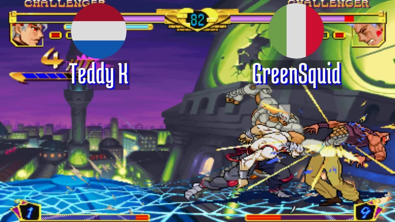 FT3 @jojobanr1: Teddy K (NL) vs GreenSquid (IT) [JoJo HFTF jojoban Fightcade] Feb 4