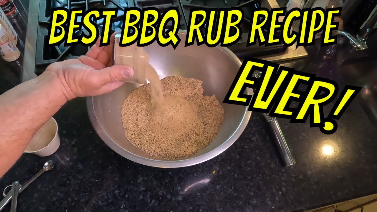 BEST BBQ RUB RECIPE EVER! (& SIMPLE!) Scotts Semi- Famous BBQ Rub Recipe #bbqrubrecipe