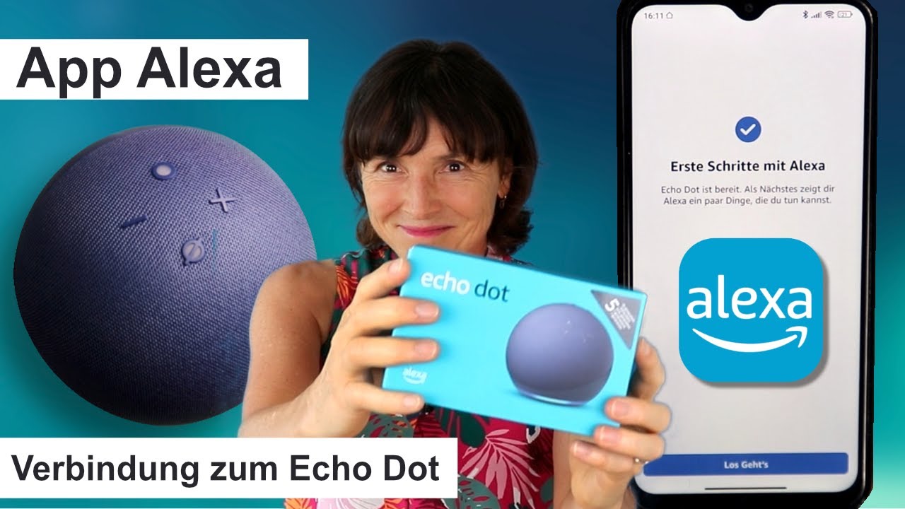 App Alexa installieren und mit dem Echo Dot verbinden. Alexa f&uuml;r Seniorinnen und Senioren.