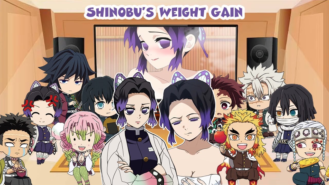 Hashiras React to Shinobu's Weight Gain | Giyu x Shinobu (GiyuShino) Ship - Demon Slayer