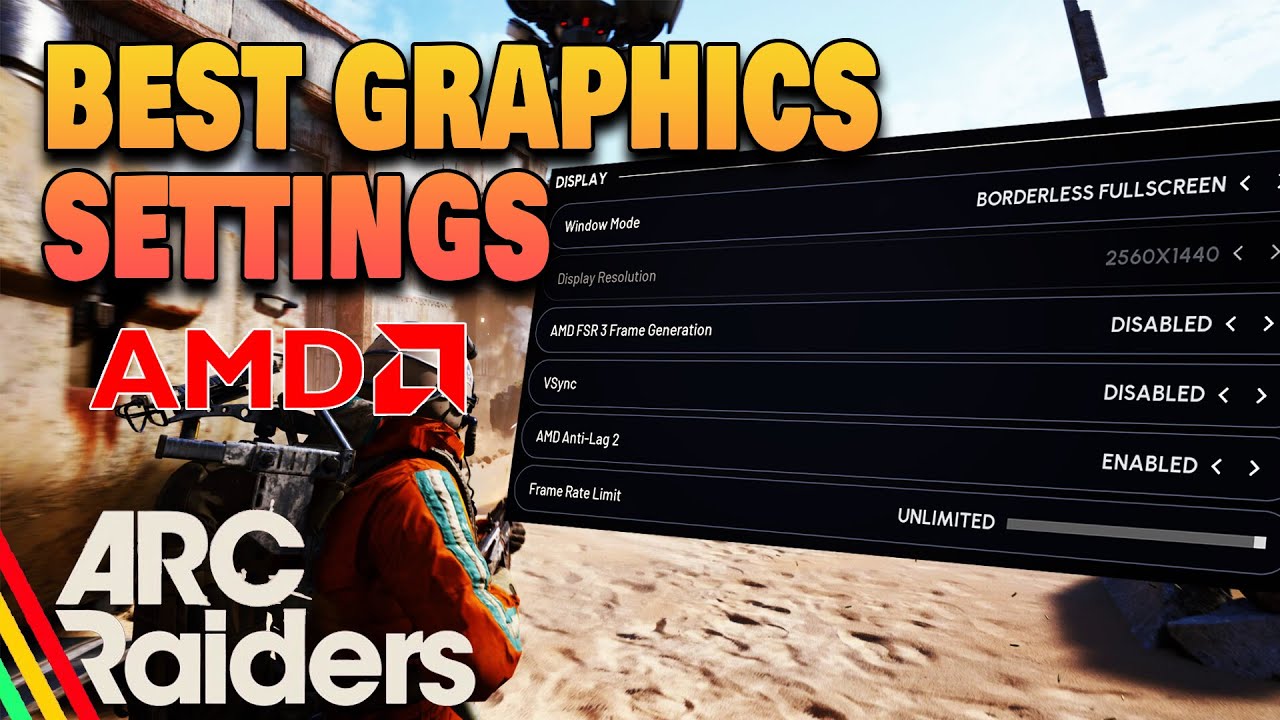 Arc Raiders: лучшие настройки графики AMD Radeon для максимального FPS, низкой задержки и лучшей ...