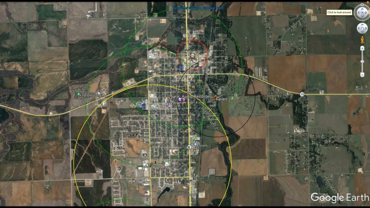 Kingfisher, Oklahoma Tornado Siren Ambiance | 10/9/21
