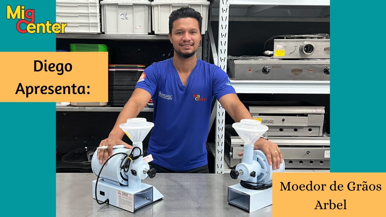 Moedor de Grãos Elétrico Arbel   Diego Apresenta   Mig Center