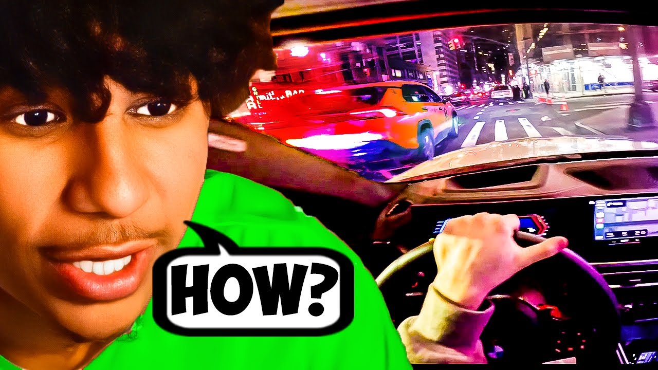 BigEx Reacts To Squeeze Benz Drifting In TimeSquare!