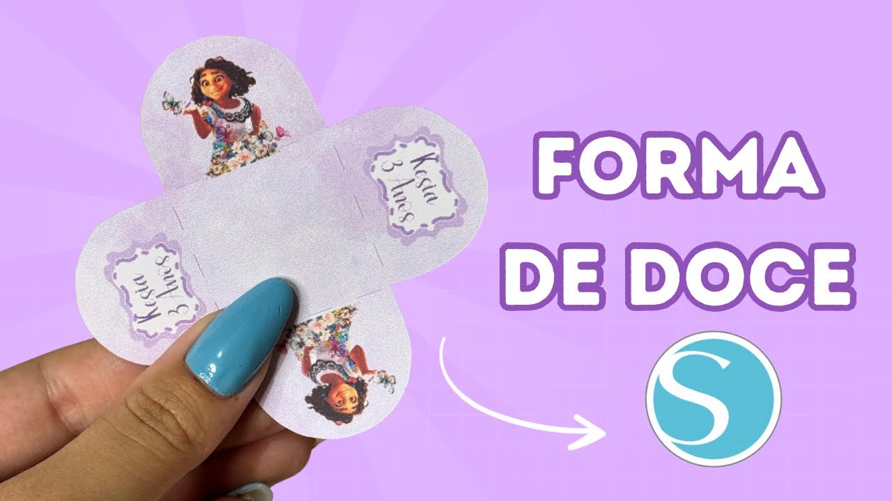 Como fazer FORMINHA DE DOCE personalidada no Studio Silhouette