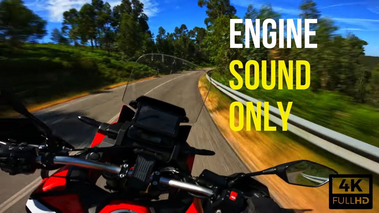 Africa Twin 1100CC Leovince sound! [RAW] 4K