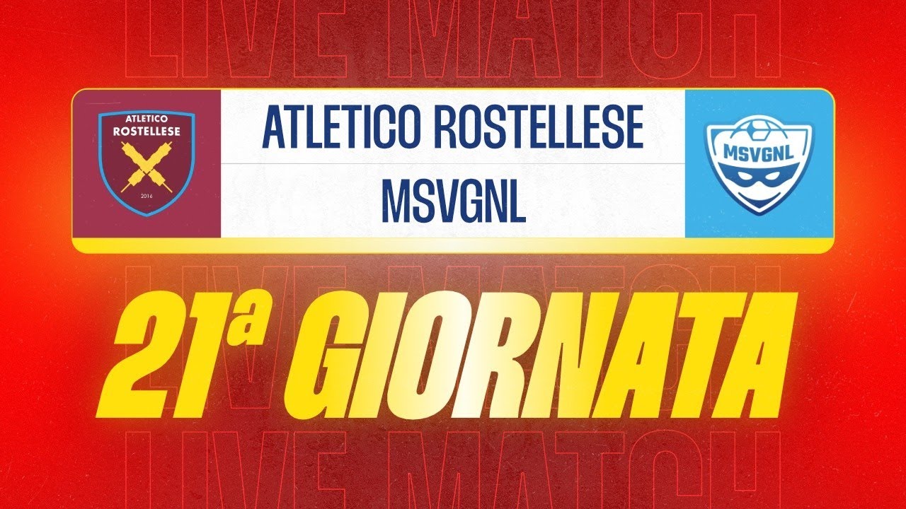🔴 Live | Atletico Rostellese vs MSVGNL | 21ª Giornata | Torneo Calcio a 5 2025-26