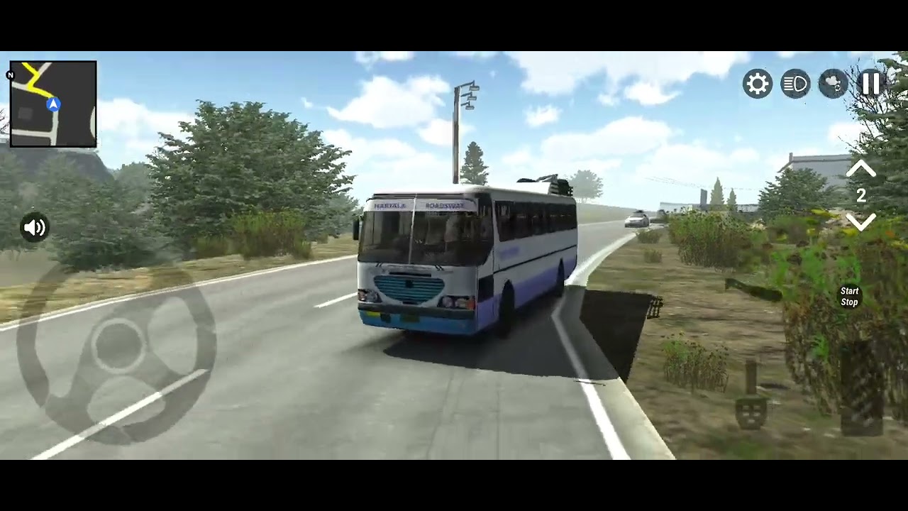 Hill view driving 