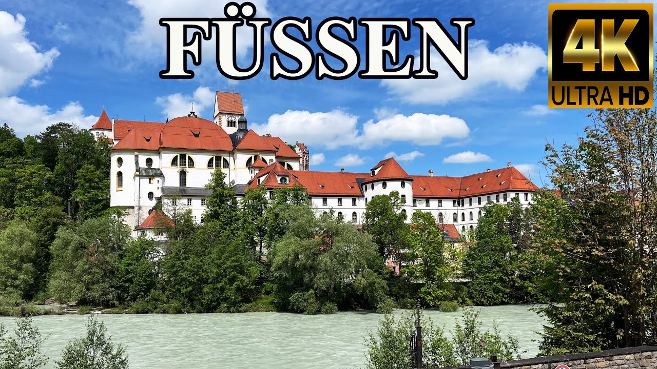 FÜSSEN im ALLGÄU - Stadtrundgang 🇩🇪 (4K)
