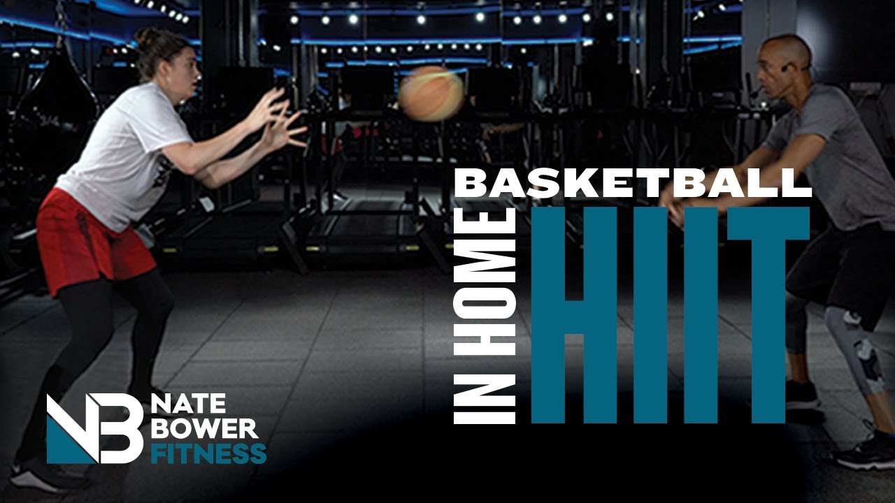 25 Minute At Home Athletic Interval workout | Basketball HIIT |NateBowerFitness