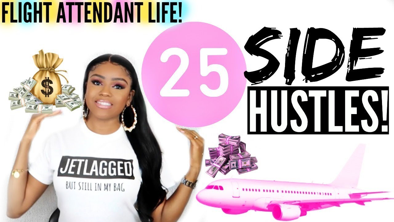25 BEST Side Hustles For Flight Attendants | MAKE EXTRA MONEY!