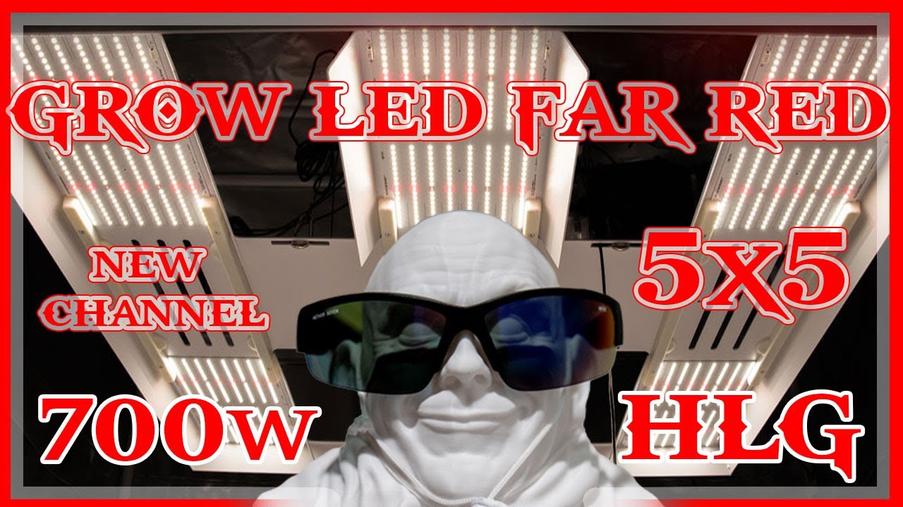 HLG Scorpion Rspec FR 700w Far Red LED Grow Light #growlight #led #5x5
