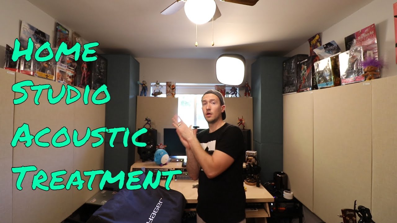 My Home Studio Acoustic Treatment | How to Mount GIK Acoustic Panels
