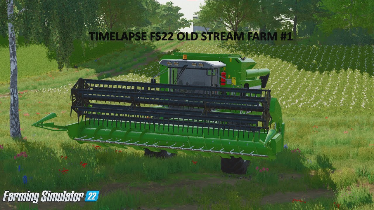 FS22 TheOld stream farm timelapse#1 recolte et semis.