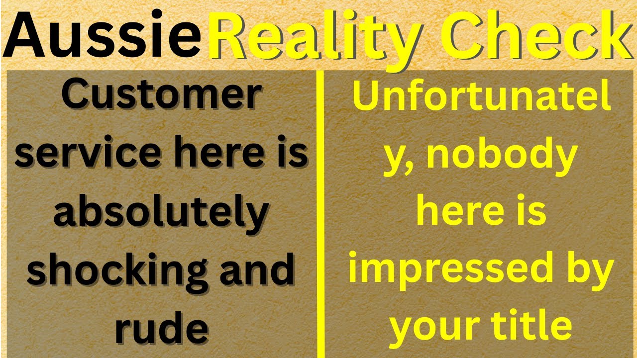 Proof Americans Fail Miserably At Australia's Zero-Chill Honesty