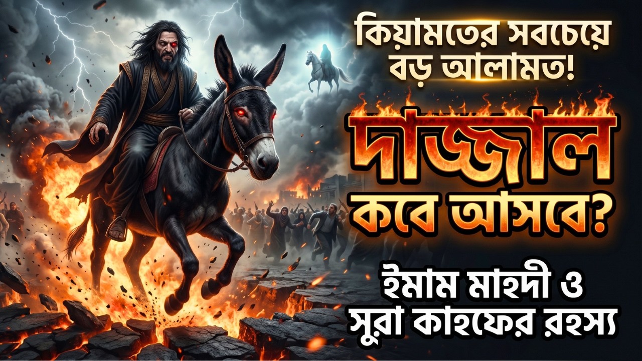 দাজ্জাল, ও ইমাম মাহদীর আগমন | কিয়ামতের বড় আলামত | যে সত্য তোমার ঈমান পাল্টে দেবে!