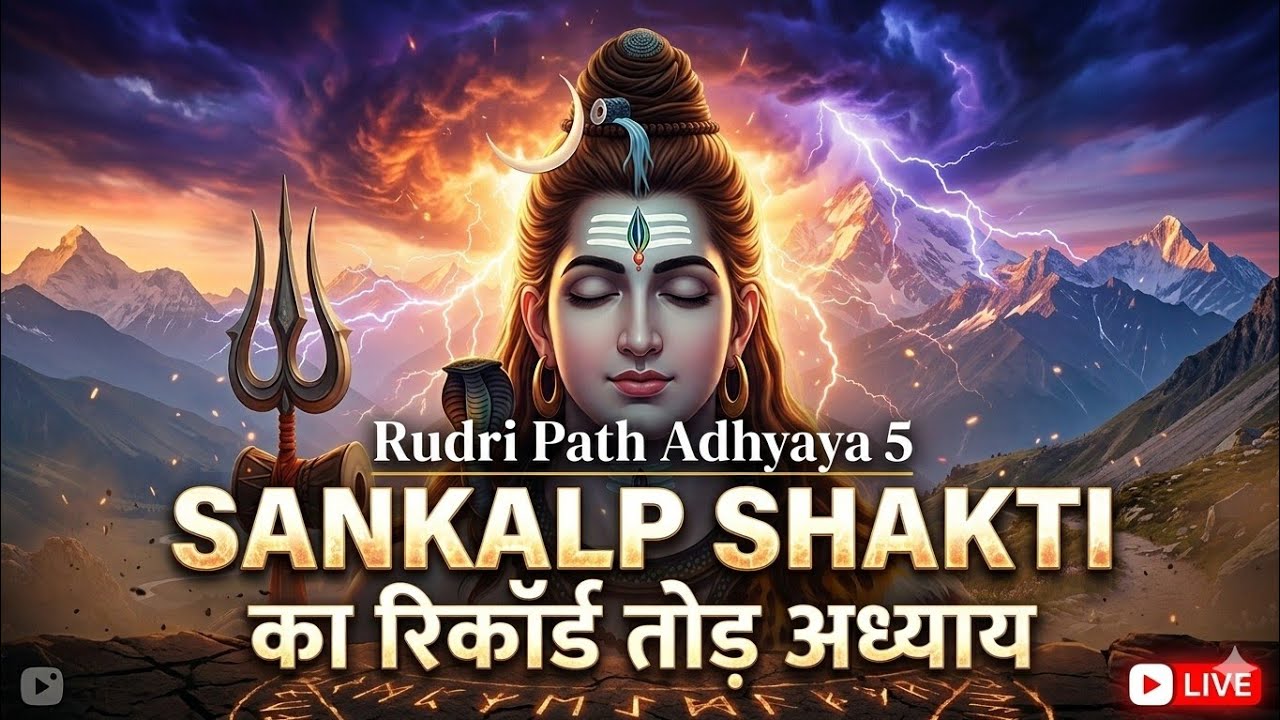 Rudri Path Chapter 5 | रुद्री सप्तमोध्याय | Rudrabhishek (Ashtadhyayee) Vedic Chanting by Brahmin