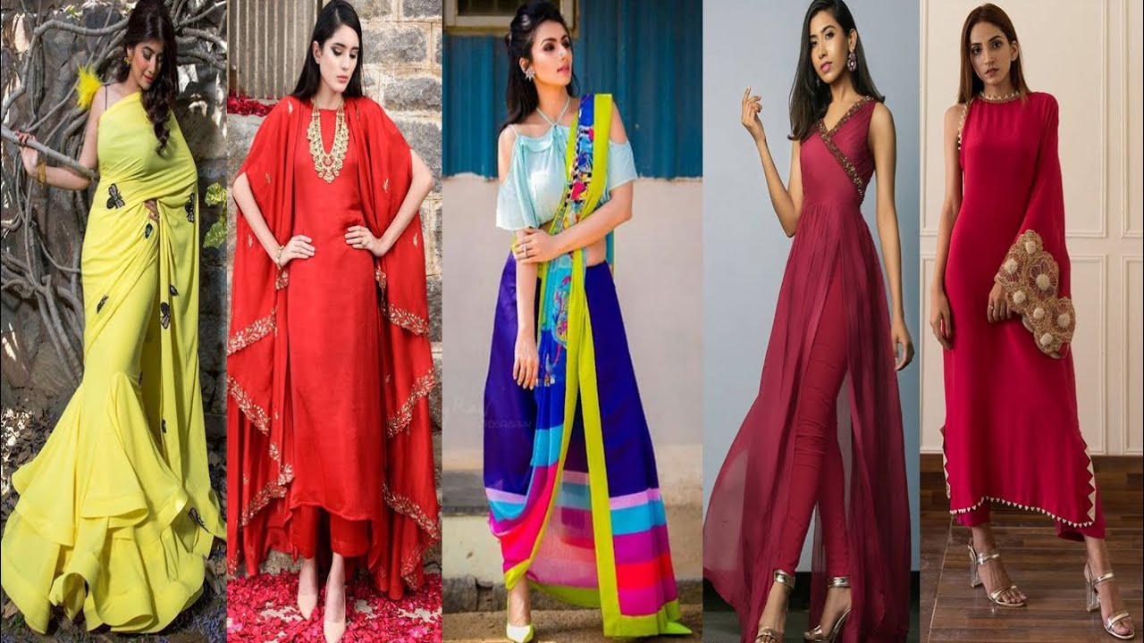 Stylish Indo Western Dresses Designs For Girls, How to mix and match Ethnic And Western dresses