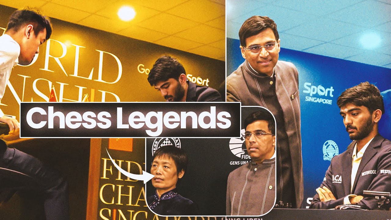 Vishy Anand And Xie Jun Make The First Move | Game Four | World Chess Championship Singapore