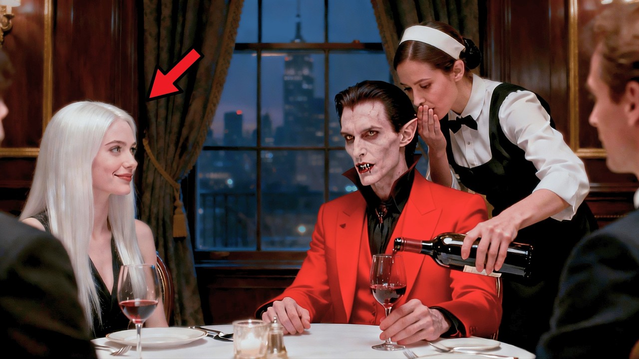 The Vampire King’s Quiet Dinner Ended When a Waitress Whispered “Run Now”
