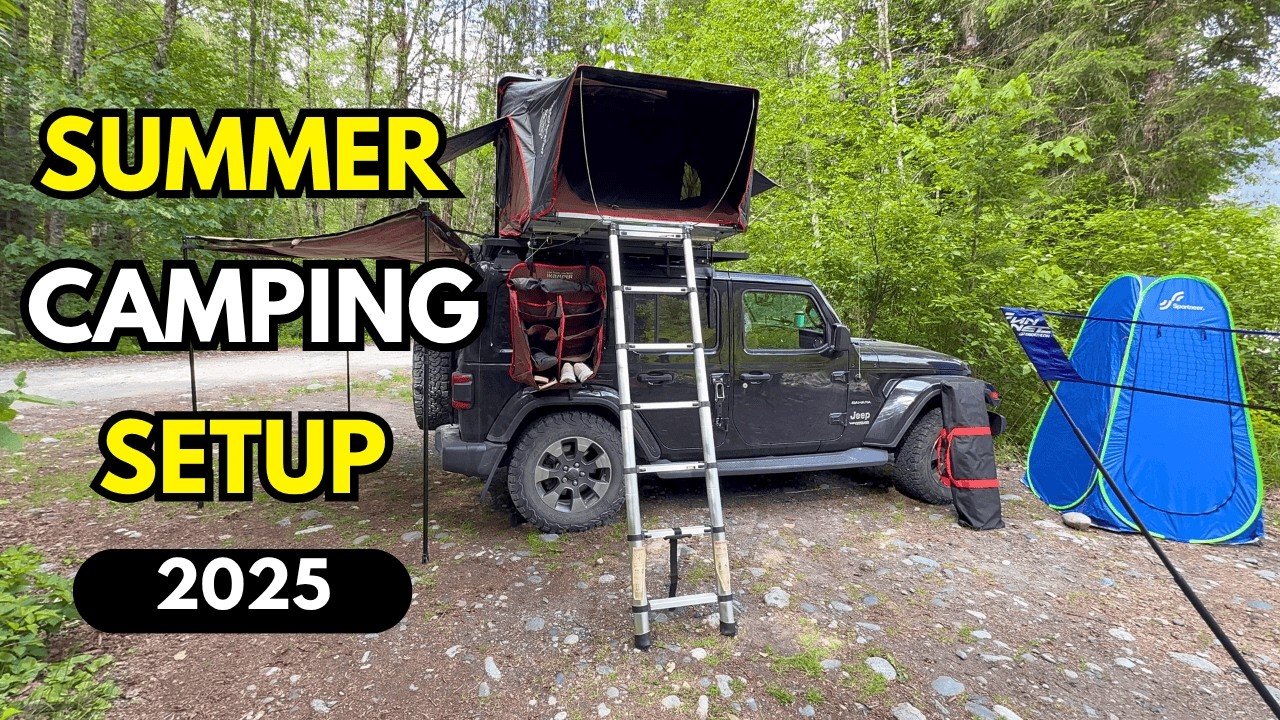 Our Rooftop Tent Setup for 2025 Camping Season | iKamper + Jeep Gear Recap