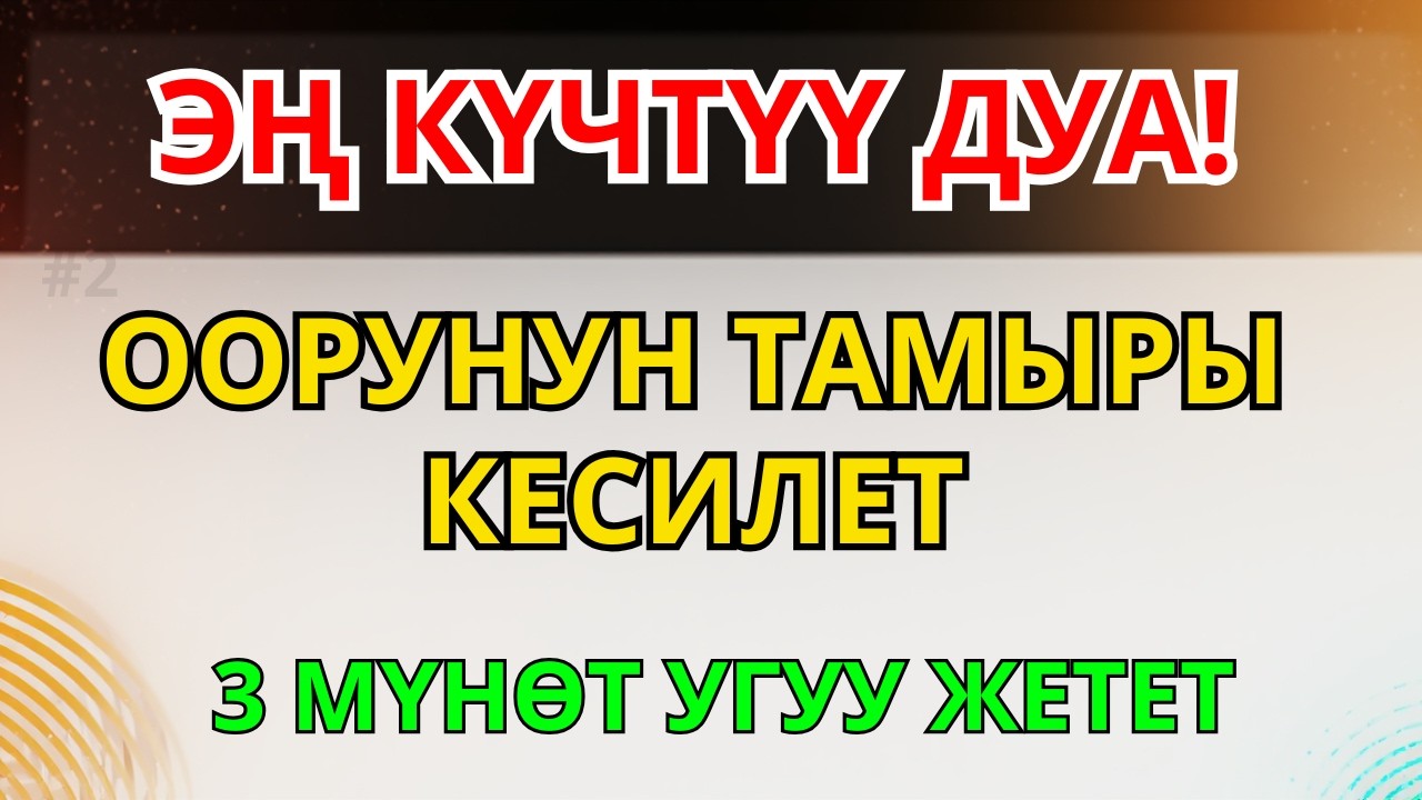 ЖӨН ГАНА УГУҢУЗ! ШЫПАА УШУЛ ВИДЕОДО