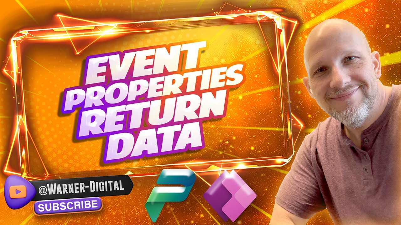 Event Property Return Data Types - Power App Component Enhanced Properties
