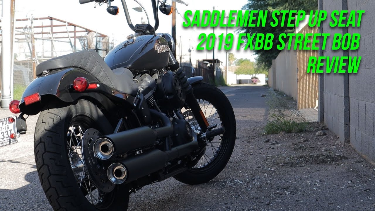 Saddlemen Step Up Seat on 2018 - 2019 FXBB Harley Davidson softail Street Bob