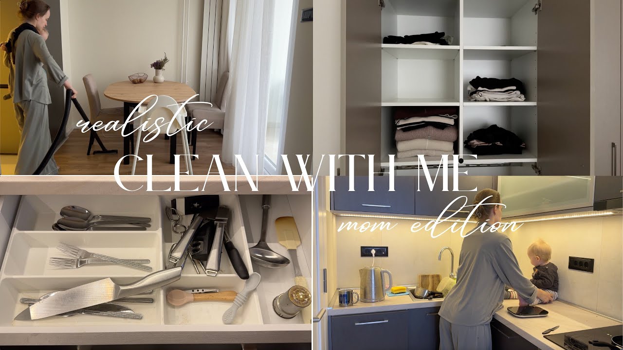 Realistic slow CLEAN WITH ME 🧺 | Weekly maintenance CLEANING | Mom edition