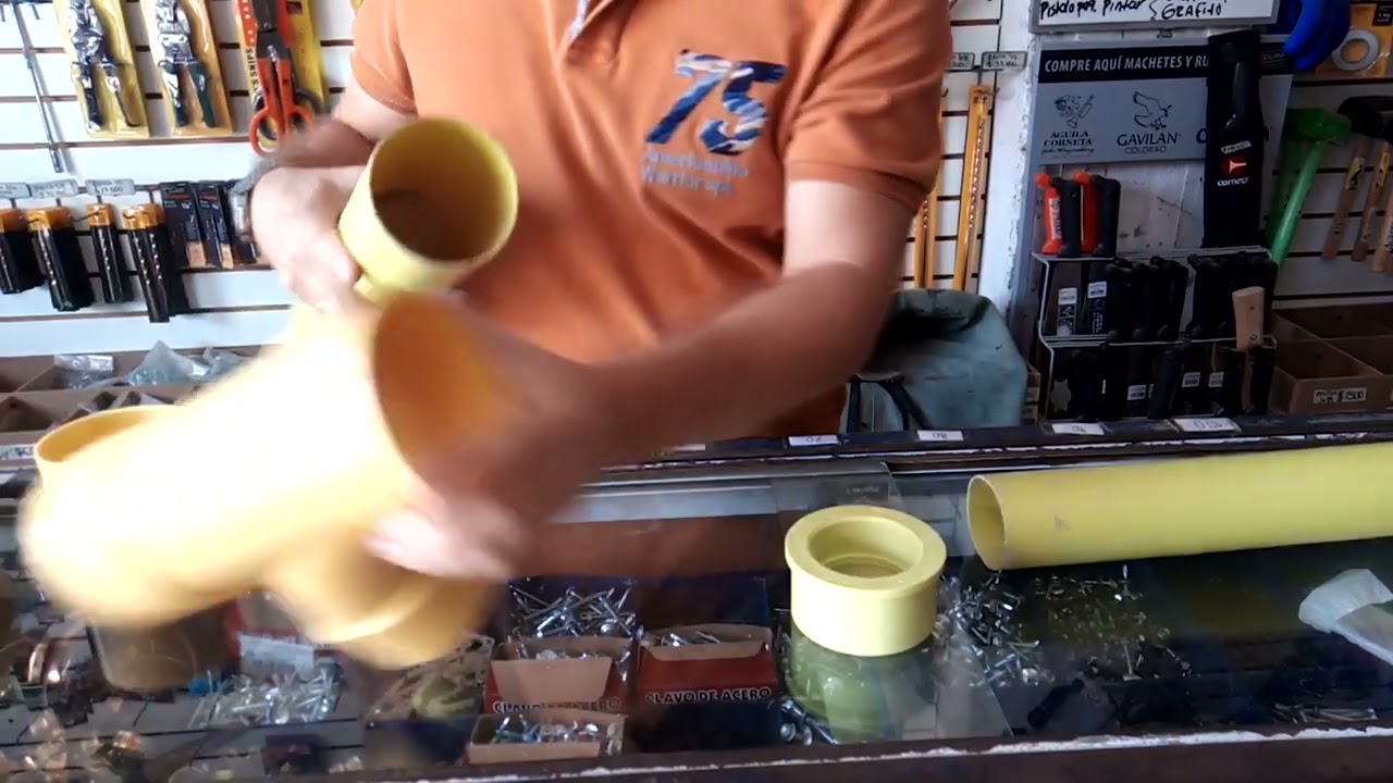 Como reducir un tubo de PVC de 3