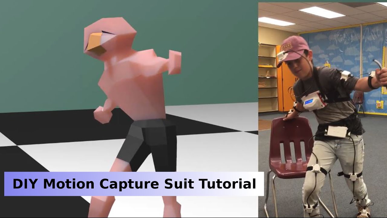 Open Source Arduino Motion Capture Suit Tutorial