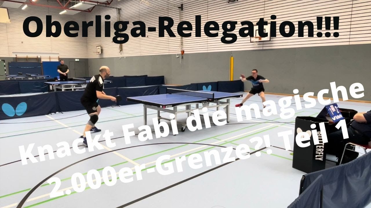 Fabis entscheidende Einzel für die Oberliga - Nr. 1! F. Grothe (TTR 1993) vs C. Peil (TTR 1986)🏓