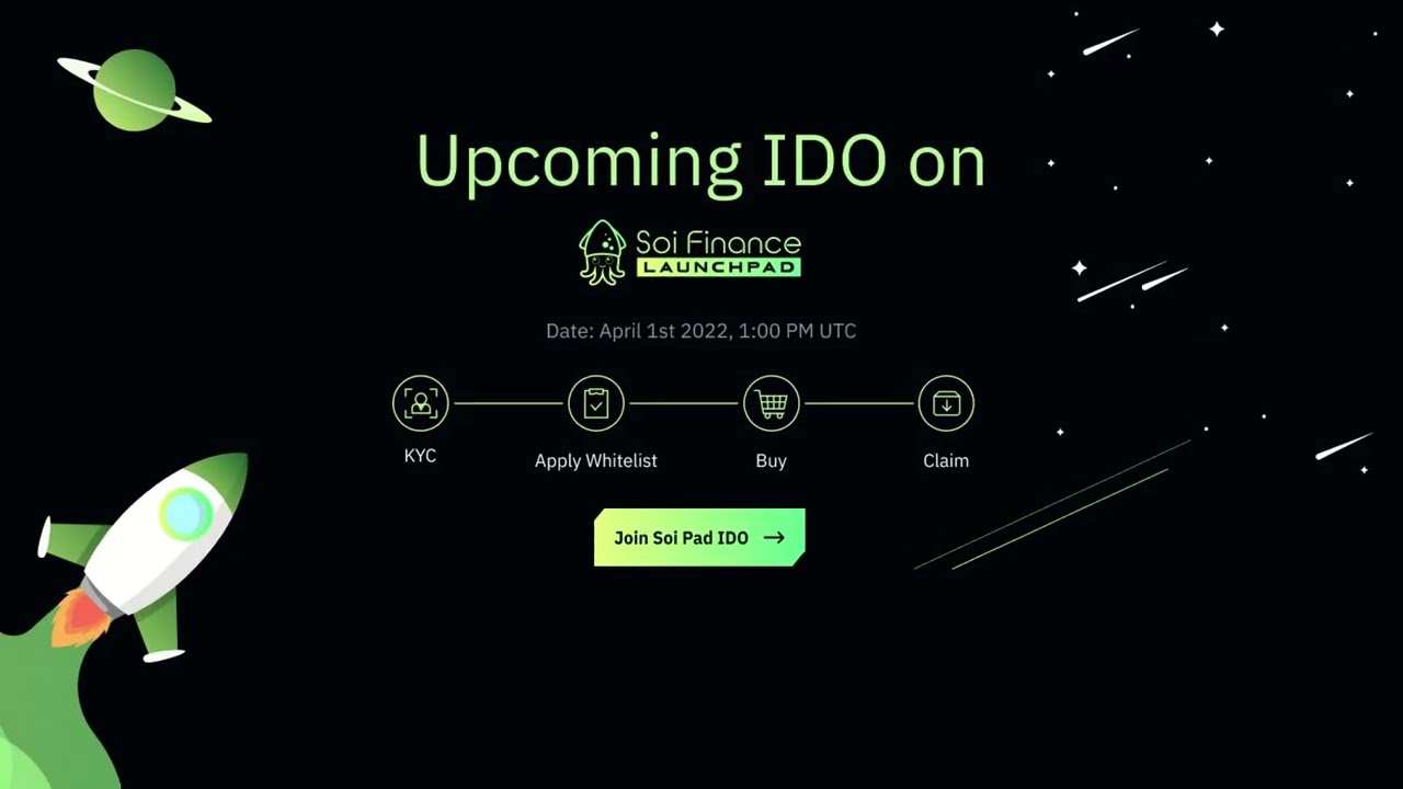 IDO SOI FINANCE - Biggest Launchpad on SOLANA Blockchain