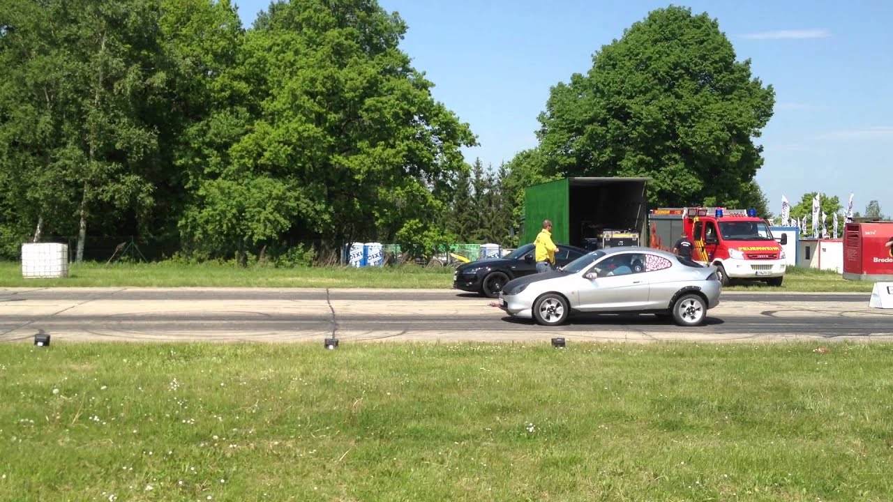 Audi TT vs. Ford Puma 1/4 Mile German Race War 20.05.2012