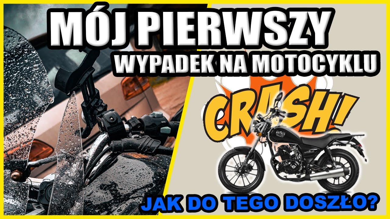 Моя первая авария на мотоцикле – что случилось? Хайслайд