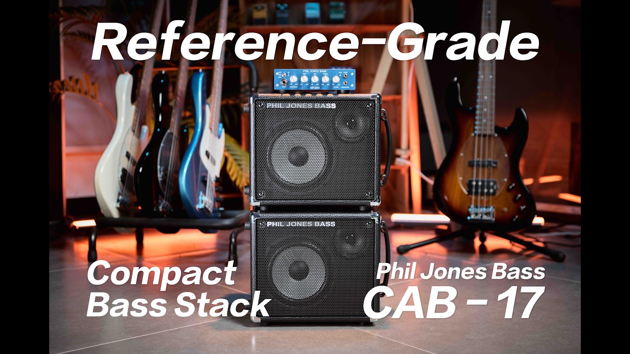 Reference-Grade Compact Bass Stack Phil Jones Bass CAB-17 + BP200