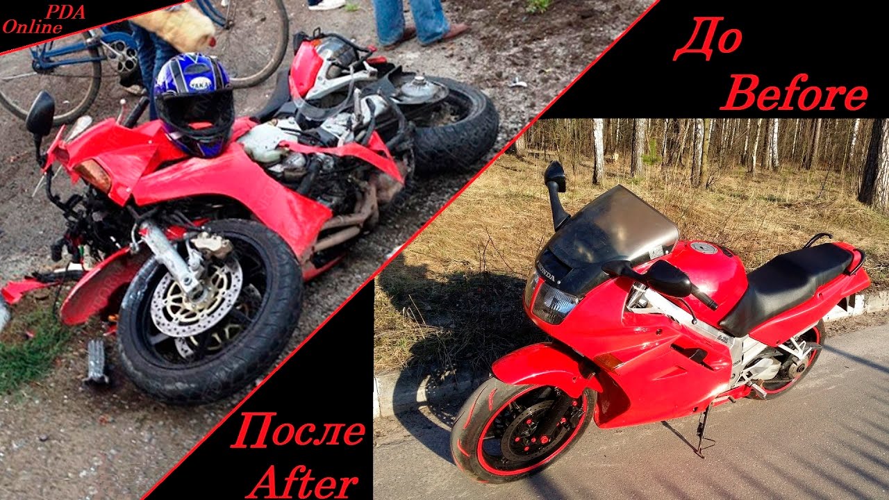 Востановление 25 летнего мотоцикла Honda VFR 750F 1992 года . Motorcycle Honda VFR 750F