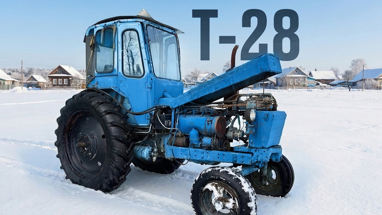 ЧУДО!!! ТАШКЕНТСКИЙ ТРАКТОР Т-28х4м !ОЖИВЛЕНИЕ ,Обзор,УДИВЛЕНИЕ!