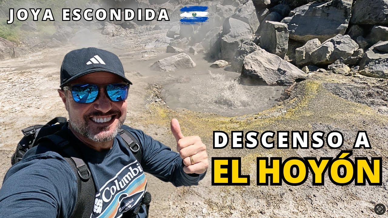 Argentino se atreve a descender al cráter de un volcán activo (El Hoyón - El Salvador 🇸🇻)