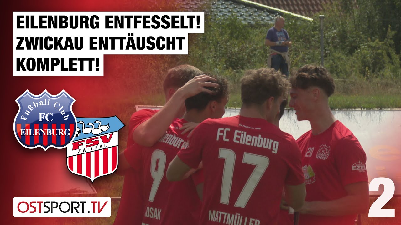 Eilenburg entfesselt! Zwickau enttäuscht komplett: Eilenburg - Zwickau | Regionalliga Nordost