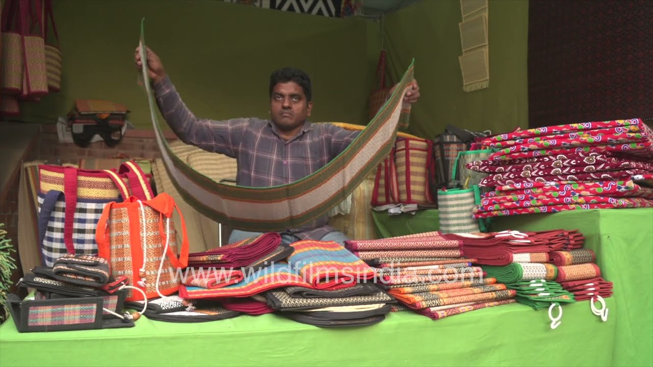 Traditional indian handicrafts from west bengal | handmade Madurkathi products at Nature Bazaar