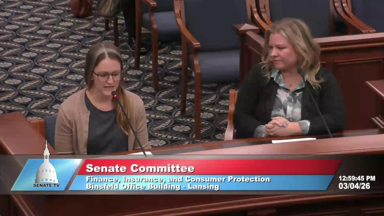 🔴LIVE NOW: Michigan Senate Committee on Finance, Insurance, and Consumer Protection