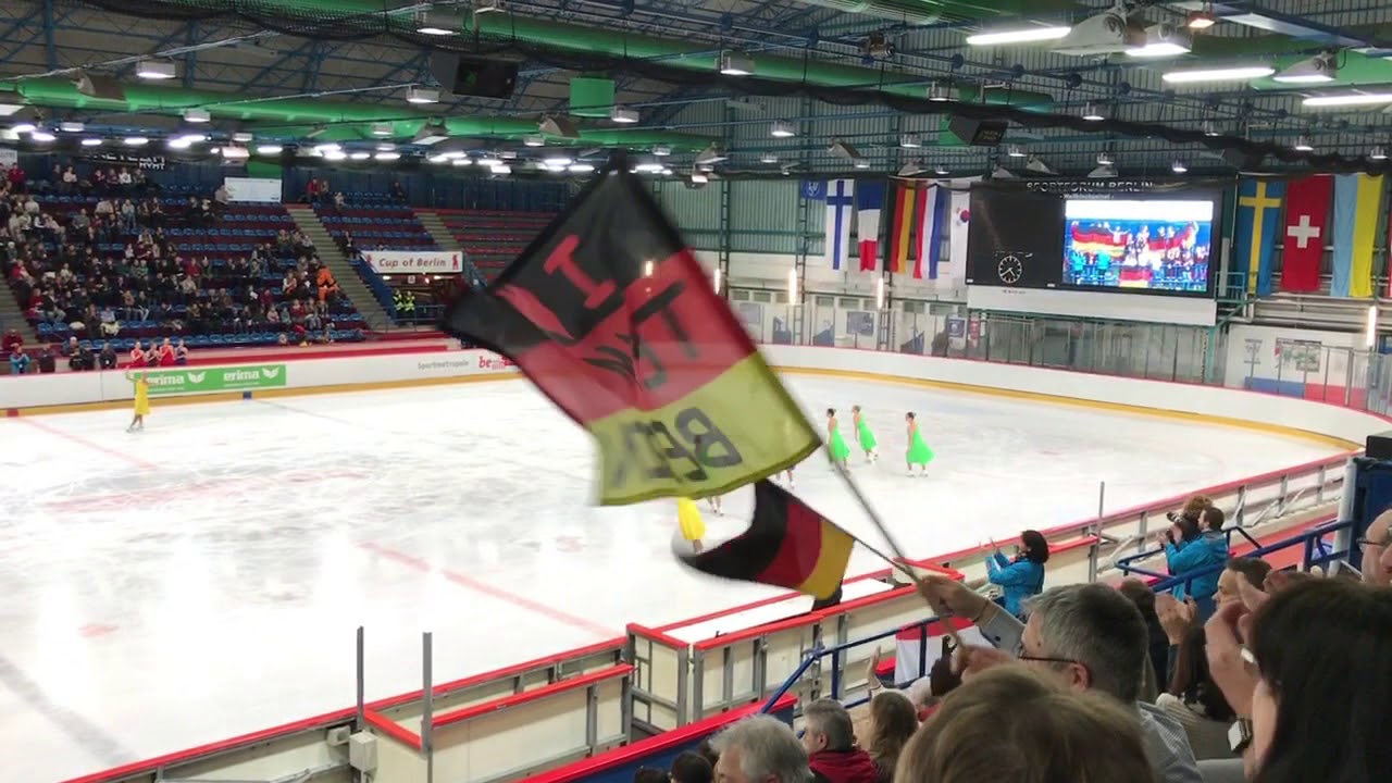 Synchroneiskunstlauf Cup of Berlin 2018 Team Berlin Juniors