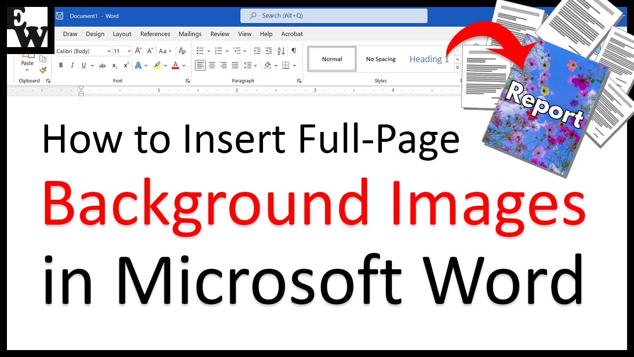 Как вставить фоновые изображения на всю страницу в Microsoft Word (ПК и Mac)